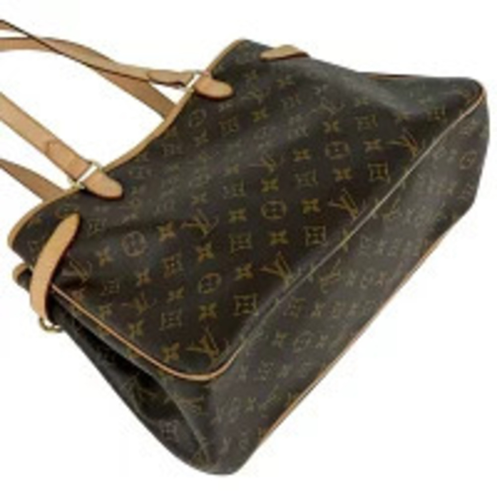 Louis Vuitton Monogram Brown Batignolles Bag Shoulder Tote Horizontal
